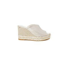 Espadrilles Gold Leather Platforms Sandals