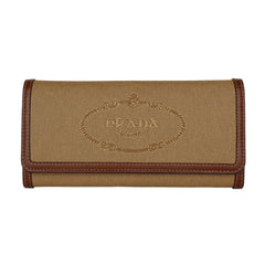 Prada Brown Leather Women Wallet