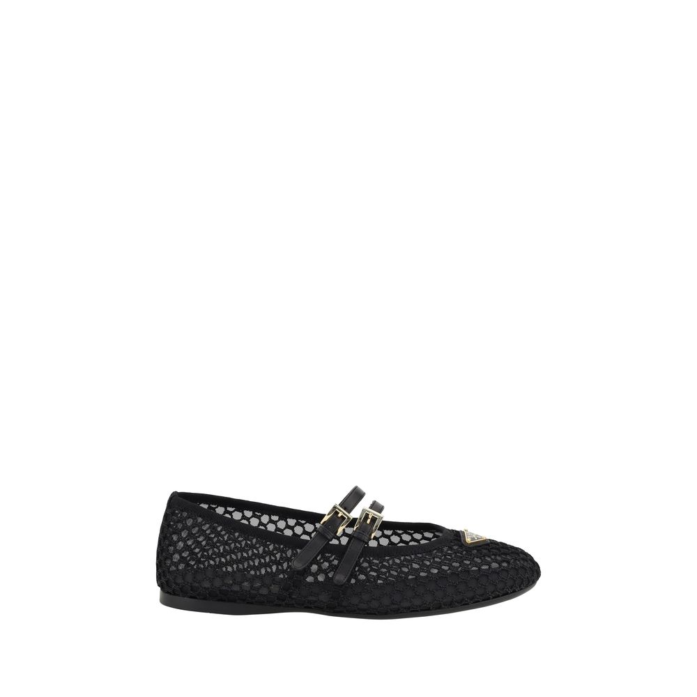 Prada Net Ballerinas