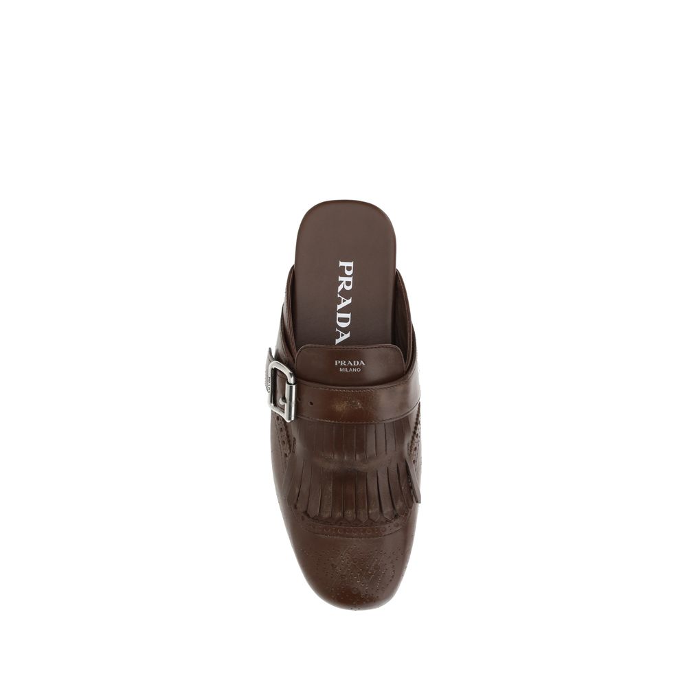 Prada Leather Mules