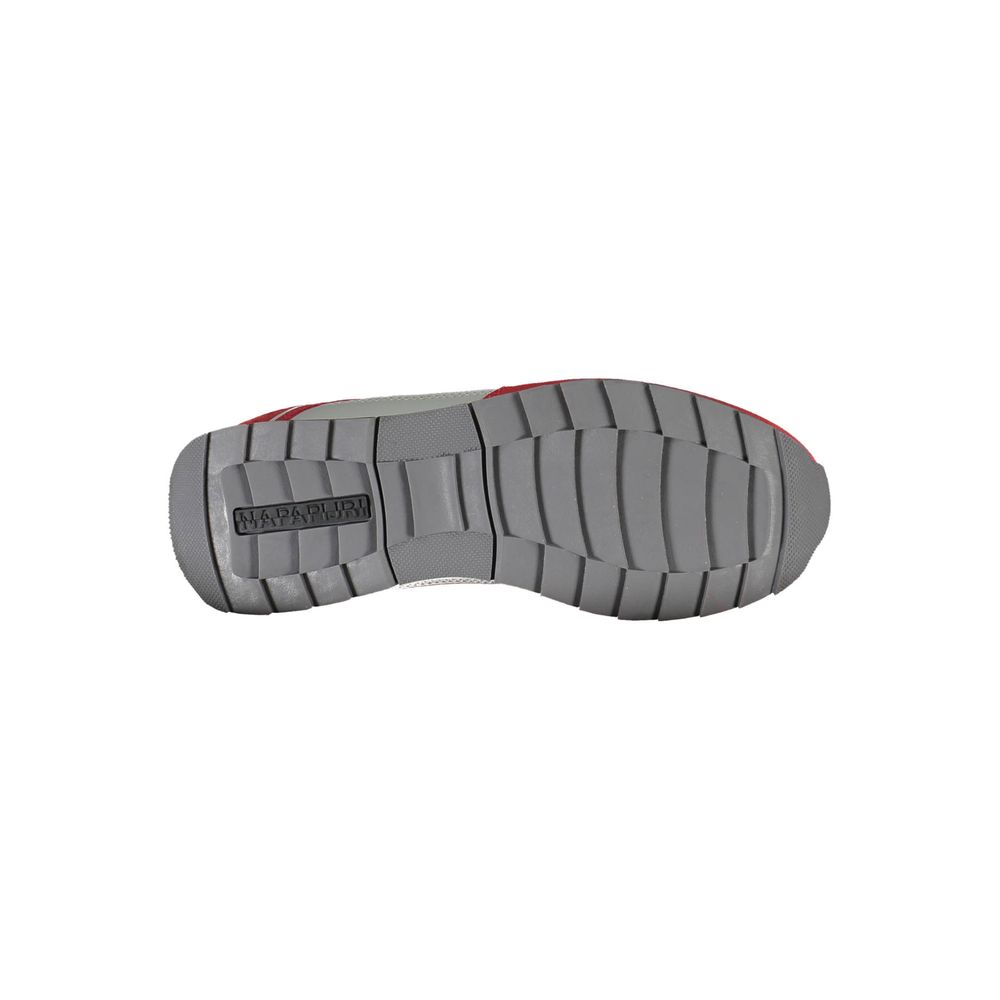 Napapijri Red Leather Men Sneaker