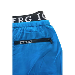 Iceberg Light Blue Polyester Men Swim Short