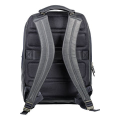 Piquadro Blue Nylon Men Backpack